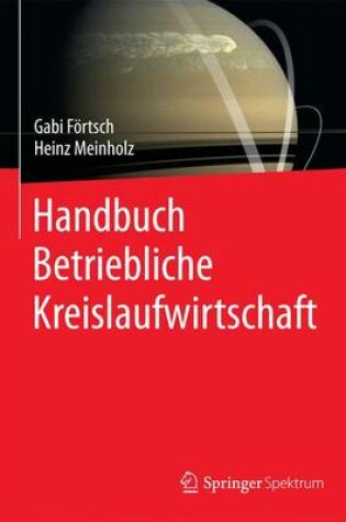 Cover of Handbuch Betriebliche Kreislaufwirtschaft