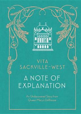 Book cover for A Note of Explanation