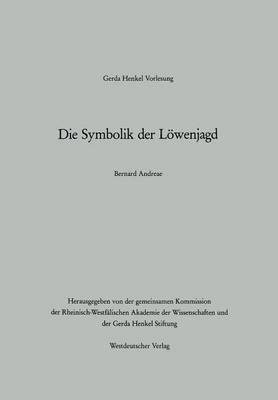 Book cover for Die Symbolik Der Loewenjagd