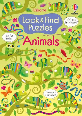 Book cover for Look and Find Puzzles Animals