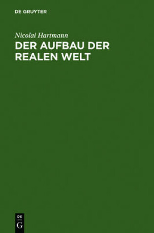 Cover of Der Aufbau der realen Welt