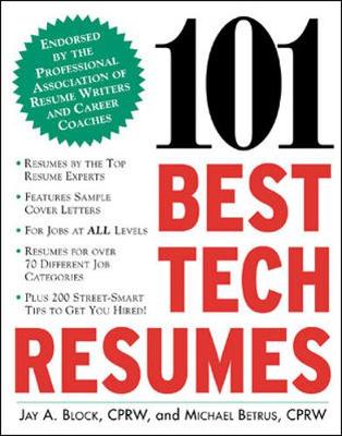 Book cover for 101 Best Tech Resumes