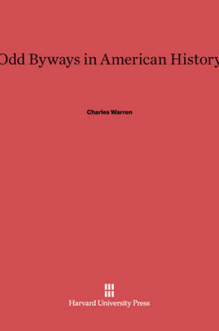 Cover of Odd Byways in American History