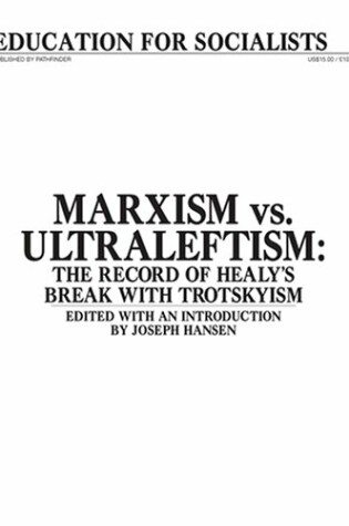Cover of Marxism Vs. Ultraleftism