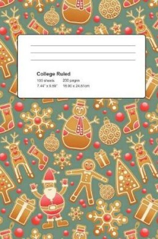 Cover of Gingerbread Design Composition Notebook