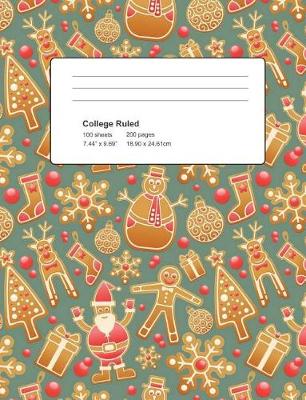 Book cover for Gingerbread Design Composition Notebook