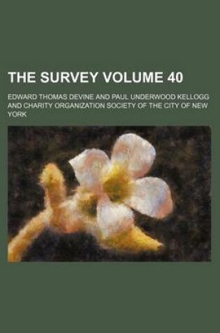 Cover of The Survey Volume 40