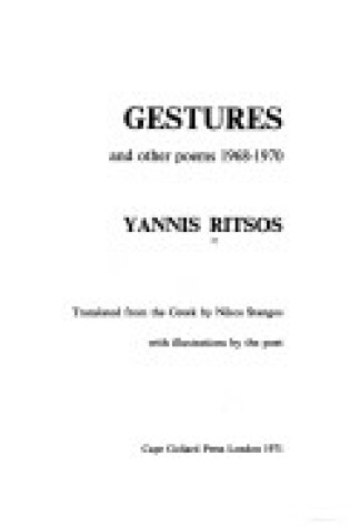 Cover of Gestures and Other