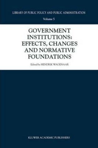 Cover of Government Institutions