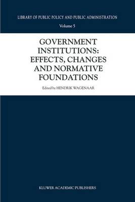 Book cover for Government Institutions