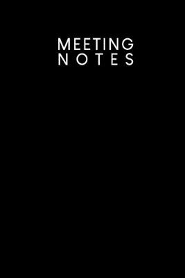 Book cover for Meeting Notes