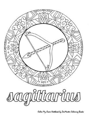 Book cover for Color My Cover Notebook (Sagittarius)