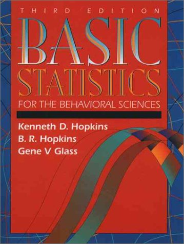 Book cover for Basic Statistics for the Behavioral Sciences