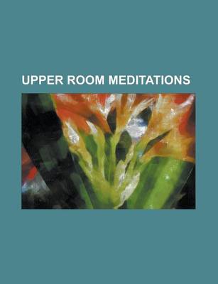 Book cover for Upper Room Meditations