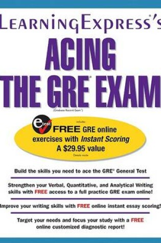 Cover of Acing the GRE Exam