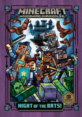 Book cover for Night of the Bats! (Minecraft Woodsword Chronicles #2)