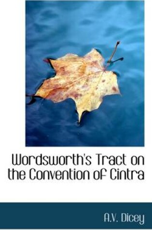 Cover of Wordsworth's Tract on the Convention of Cintra