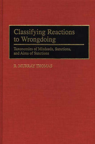 Cover of Classifying Reactions to Wrongdoing
