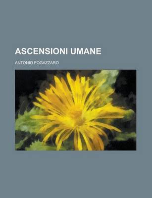 Book cover for Ascensioni Umane