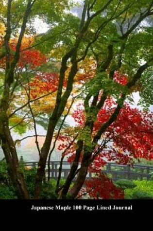 Cover of Japanese Maple 100 Page Lined Journal