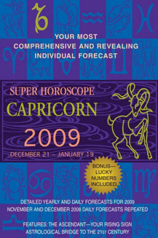 Cover of Capricorn (Super Horoscopes 2009)