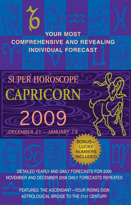 Book cover for Capricorn (Super Horoscopes 2009)