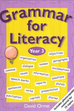 Cover of Grammar for Literacy