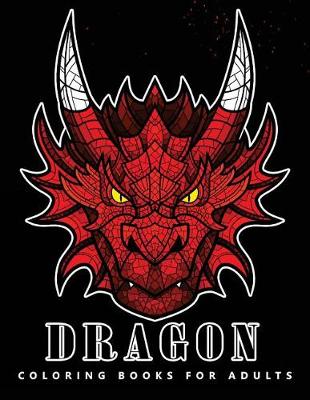 Book cover for Dragon Coloring books for adults