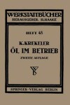 Book cover for OEl Im Betrieb