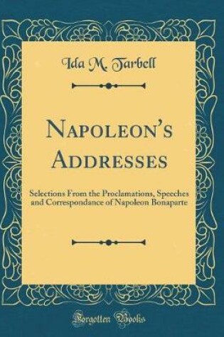 Cover of Napoleon's Addresses
