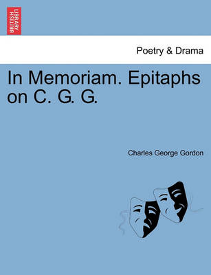 Book cover for In Memoriam. Epitaphs on C. G. G.