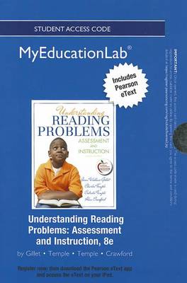 Book cover for NEW MyLab Education with Pearson eText -- Standalone Access Card -- for Understanding Reading Problems