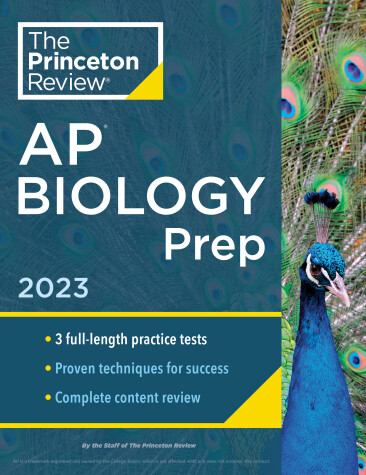 Book cover for Princeton Review AP Biology Prep, 2023