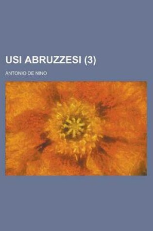 Cover of Usi Abruzzesi (3 )