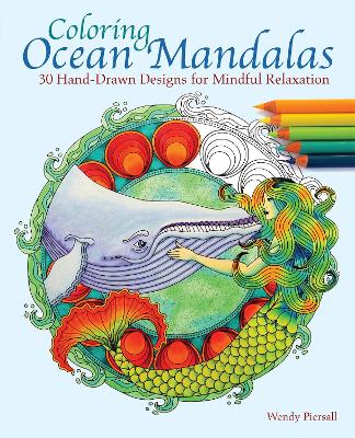 Book cover for Coloring Ocean Mandalas