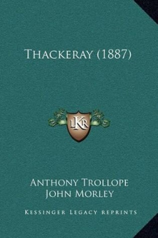 Cover of Thackeray (1887)