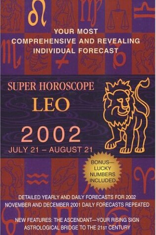 Cover of Super Horoscope 2002: Leo