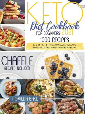 Book cover for Keto Diet Cookbook for Beginners 2021