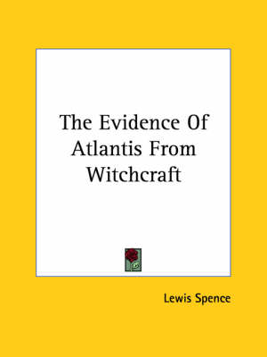 Book cover for The Evidence of Atlantis from Witchcraft