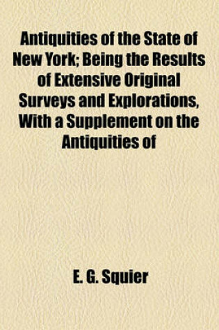 Cover of Antiquities of the State of New York; Being the Results of Extensive Original Surveys and Explorations, with a Supplement on the Antiquities of