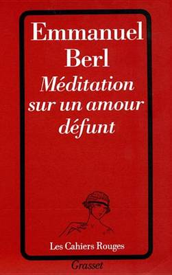 Book cover for Meditation Sur Un Amour Defunt