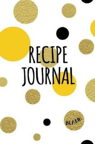 Cover of Recipe Journal Blank