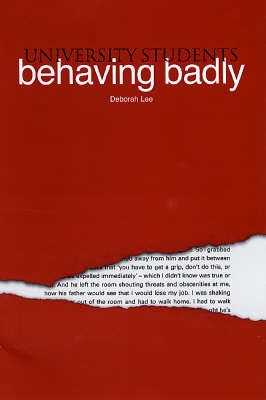 Book cover for University Students Behaving Badly