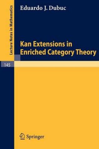 Cover of Kan Extensions in Enriched Category Theory