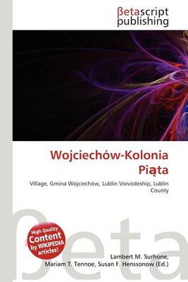 Cover of Wojciechow-Kolonia Pi Ta