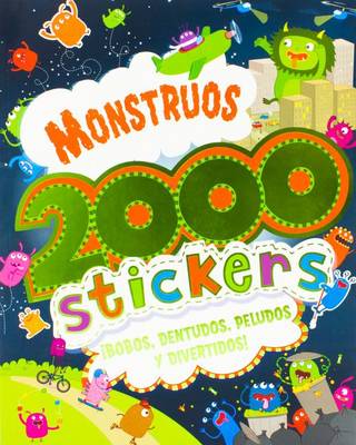 Book cover for Monstruos 2000 Stickers