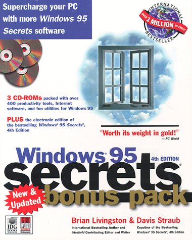 Book cover for Windows 95 Secrets, 4e Bonus Pack