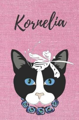 Cover of personalisiertes Geschenke Notizbuch Katze / Malbuch / Kritzelbuch / Tagebuch / Journal / DIN A5 / Geschenk Kornelia