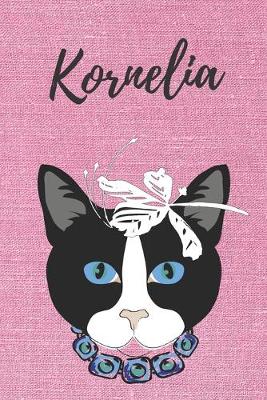 Book cover for personalisiertes Geschenke Notizbuch Katze / Malbuch / Kritzelbuch / Tagebuch / Journal / DIN A5 / Geschenk Kornelia