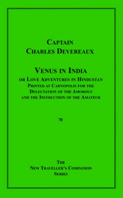 Book cover for Venus in India; Or Love Adventures in Hindustan